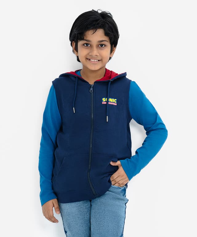 Sleeveless Sweat Shirt