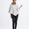 Gray Interlock Winter Poncho